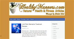 Desktop Screenshot of healthymanners.com