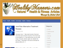 Tablet Screenshot of healthymanners.com
